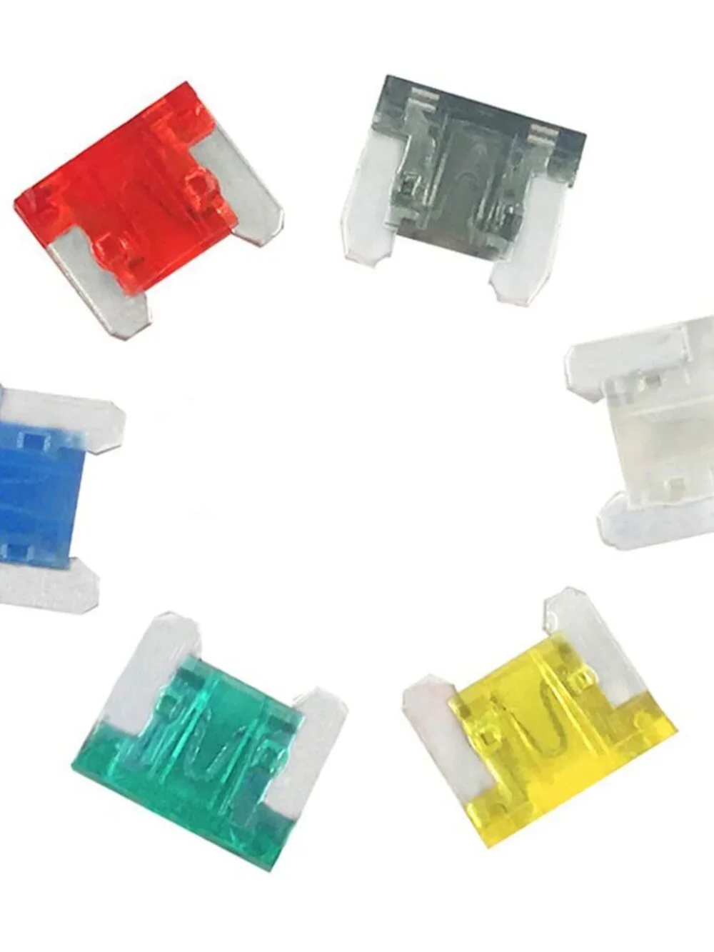 (60 Pcs) MCIGICM Low Profile Mini Fuse, 7A 10A 15A 20A 25A 30A ATM-LP Low Profil